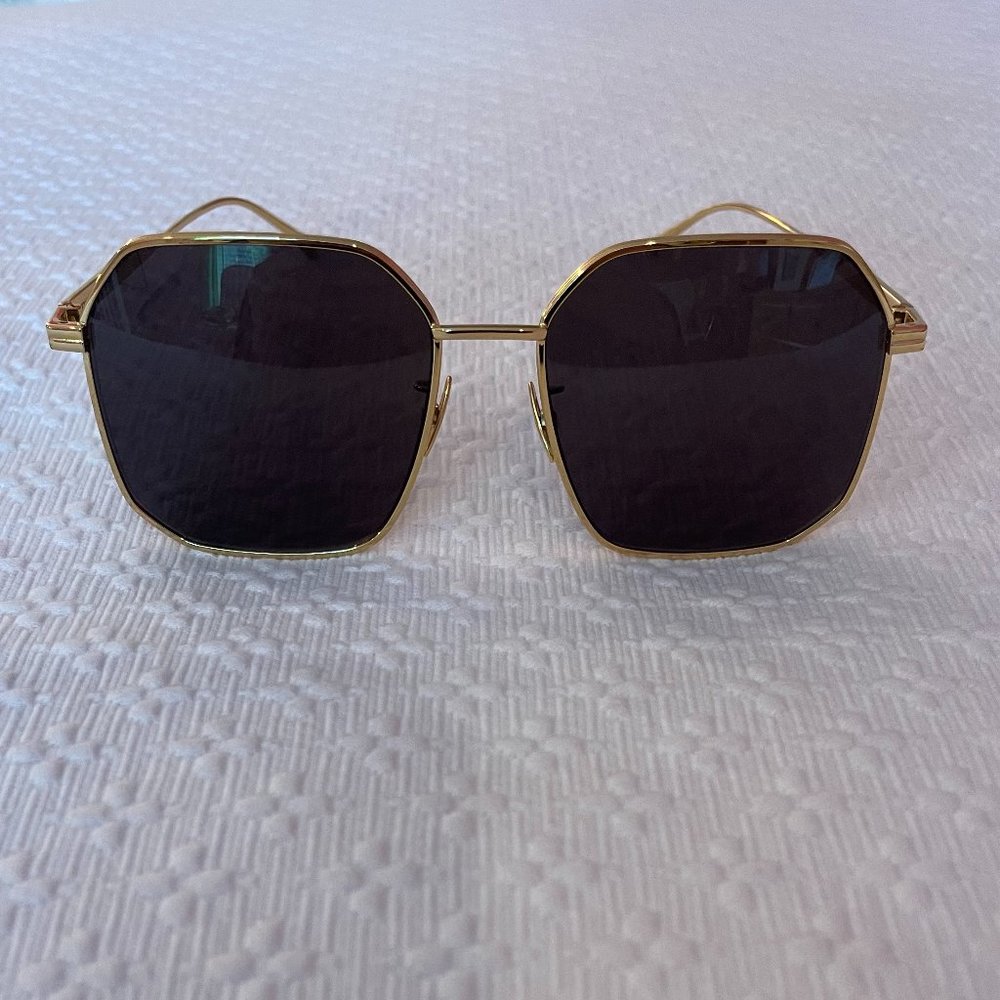 Bottega Veneta Geometric Square Sunglasses